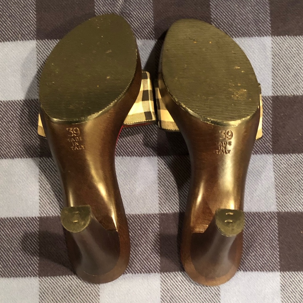 Burberry Classic Print Heels - Picture 6 of 7